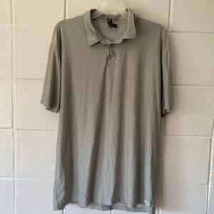 Gray Vuori Men’s Short Sleeve Collared Shirt - Size XL
